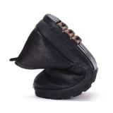 Слипоны, зимние утепленные нескользящие туфли, мягкая подошва, для среднего возраста