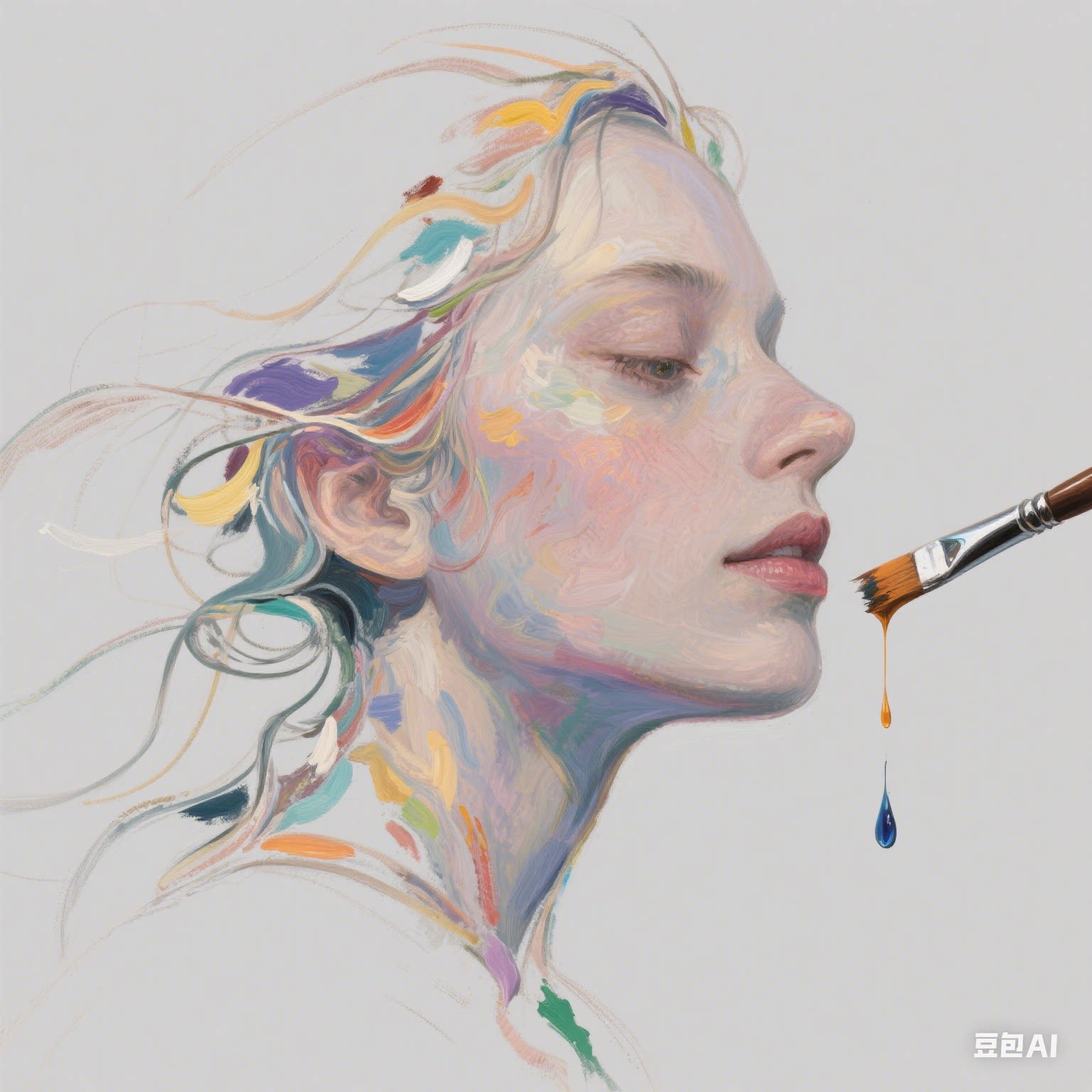 绘墙手绘装饰画