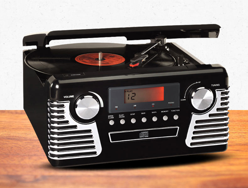 đầu đĩa than linn klimax lp12	 LEETAC / Lidan L501 máy ghi âm cổ vinyl máy ghi âm cổ điển retro radio CD máy ghi âm điện - Máy hát mua đầu đĩa than