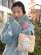 Don't run away, homemade new style lamb retro suede cartoon furry acrylic cute chain hand-held crossbody bag