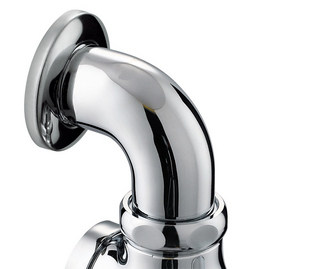 Thickened all copper red flush elbow Toilet flush valve Elbow flush valve accessories Elbow toilet flush valve Elbow