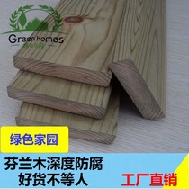Zhangzi Pine Embalming Wood Finnish Wood Corrosion Protection Wood Finnish Pine outdoor Peripheral Barrier Floor Wall Panel Frame Wood Board