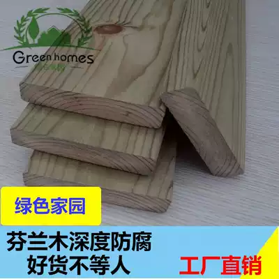 Finnish Wood anticorrosive wood carbonized wood outdoor floor wall panel terrace floor fence board hanging ceiling panel panel
