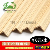 Ceiling Perineum Corner Line Sauna Board Drying Buttoned Board Seal Edge Strip Decorative Bar Clitoral Wire Collection Side Strips No.