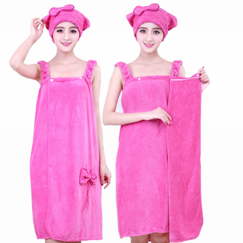 Cute dry hair hat bath dress suit super absorbent thickened Hair Speed Dry Bath Cap Baotou Towel Dry Hair Towel