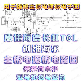 Konka hisense tcl changhong philips haier skyworth aoc motherboard power board circuit drawing electronic schematic diagram