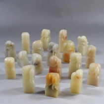 Golden Stone Seal Engraving Chou Shan Stone Hibiscus Stone Lotus Stone Lotus Button Head Seal Zhengfang Calligraphy And Calligraphy Chapter name Chapter Practice Chapter Seal Engraving