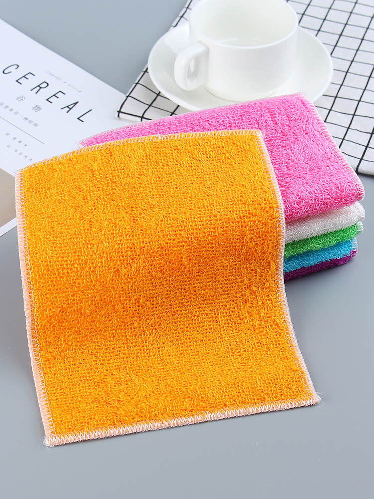 Bamboo fiber not stained with oil dishcloth to oil theorizer home kitchen supplies rag not afraid of oil dishcloth