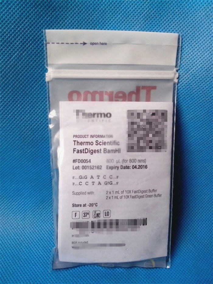 FastDigest BamHI内切酶 800 react  现货包邮 FD0054  Fermentas