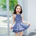 Áo tắm trẻ em mới cho bé gái Hàn Quốc áo tắm một mảnh lớn, vừa và nhỏ Bộ đồ bơi một mảnh dễ thương