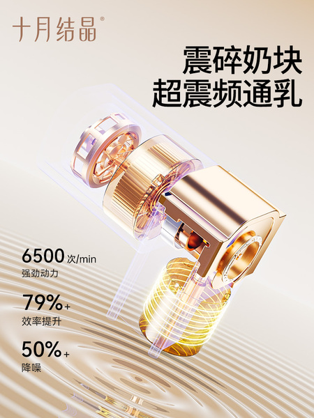 老爸抽检丨十月结晶P3双边吸奶器电动全自动无痛免手扶静音集乳器 — 3