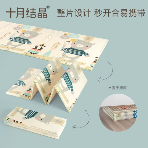 Складной игровой коврик без запаха для ползания, предпродажа, увеличенная толщина