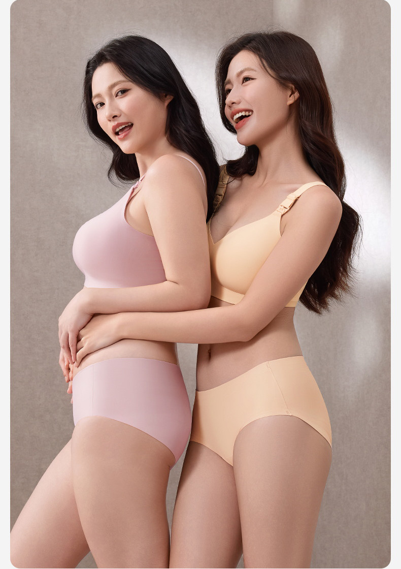 十月结晶孕妇内衣无痕女固定杯产后哺乳防下垂大胸专研大码文胸罩 — 23