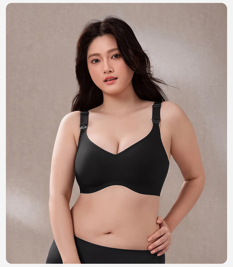 十月结晶孕妇内衣无痕女固定杯产后哺乳防下垂大胸专研大码文胸罩 — 43