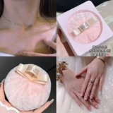 Красивый!Персиковое тело Геллы выделяет глянцевая невеста свадьба Трехмерная проясняющаяся порошковая ключица