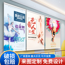 Customized roller blinds blackout sunshade office logo advertising printing lift roll-up punch-free installation cloth