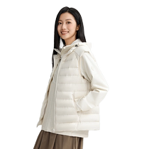 Ya Ya Light Warm Down Jacket 90 Series 2024 New Short Down Vest Versatile Two-piece Set J