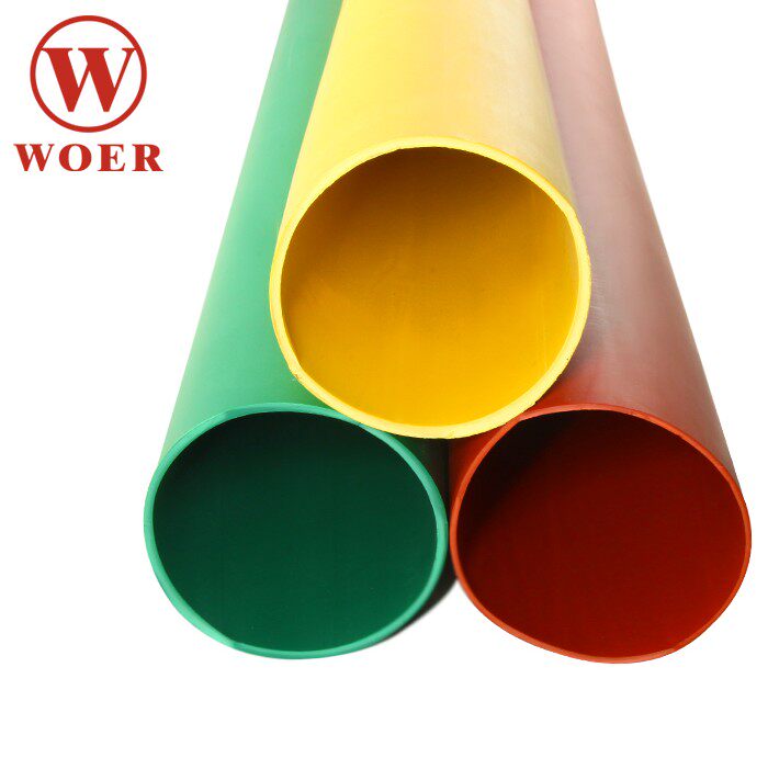 Wolida heat shrinkable tube 10kV high voltage insulation flame retardant copper row busbar continuous casing Φ20-50mm25 meters disk