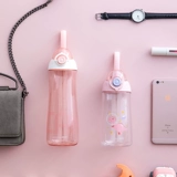 茶花 Пластиковая водяная чашка Тритан Детский детский детский детский сад студент Студент Студент Киттл соревнователь высокой температуры