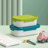 Live Camellia Double -Layer Fresh Pass Box Plastic Lunch Box Sepat Office Workings отдельно
