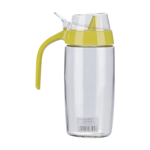 茶花 [厨房用品防尘油瓶家用防漏大号玻璃油壶带盖防尘调味壶]