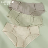 Красное нижнее белье, штаны, дышащий хлопковый оберег на день рождения, средняя посадка