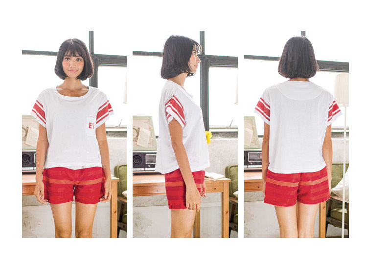 Pyjama pour femme GAINREEL    à manche courte - Ref 2992613 Image 10