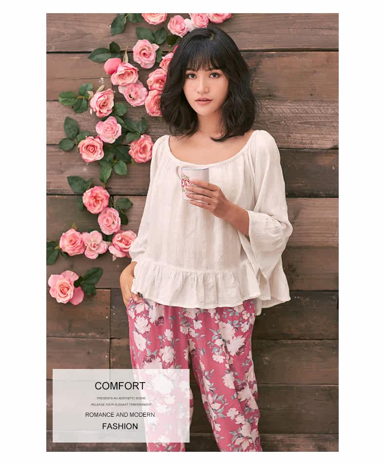 Pyjama pour femme GAINREEL    à manches - Ref 2992594 Image 8