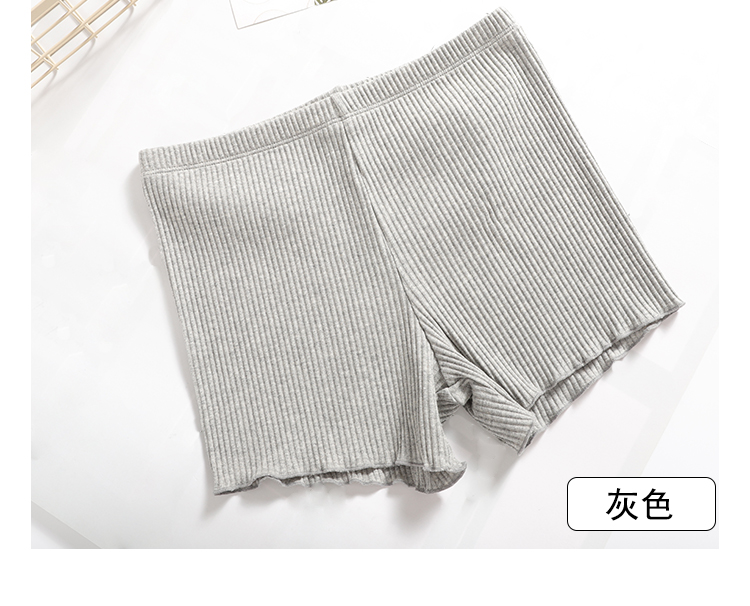 Goreer thời trang chống ánh sáng bên trong quần legging thoải mái phần mỏng nữ không có quần short an toàn uốn cong 180777A quần lót nữ cho người cao tuổi