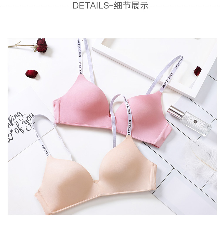 Đồ lót mỏng gợi cảm của Roger mịn không có dấu vết không có vòng thép cô gái đeo vai áo ngực 180723A ao nang nguc