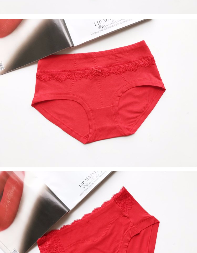 Đồ lót Dahong Bennian, quần short ren tam giác cotton do lot nu