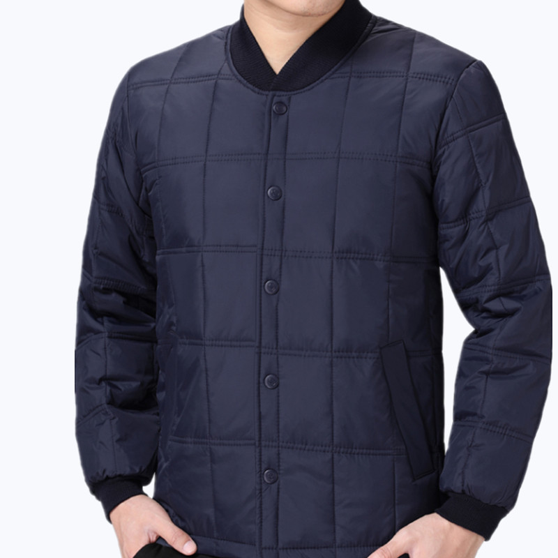 2024 New Style Middle-Aged and Elderly Men's Slim-Fit down Jacket for Autumn and Winter, Dad's Suit for Both Inner and Outer Wear