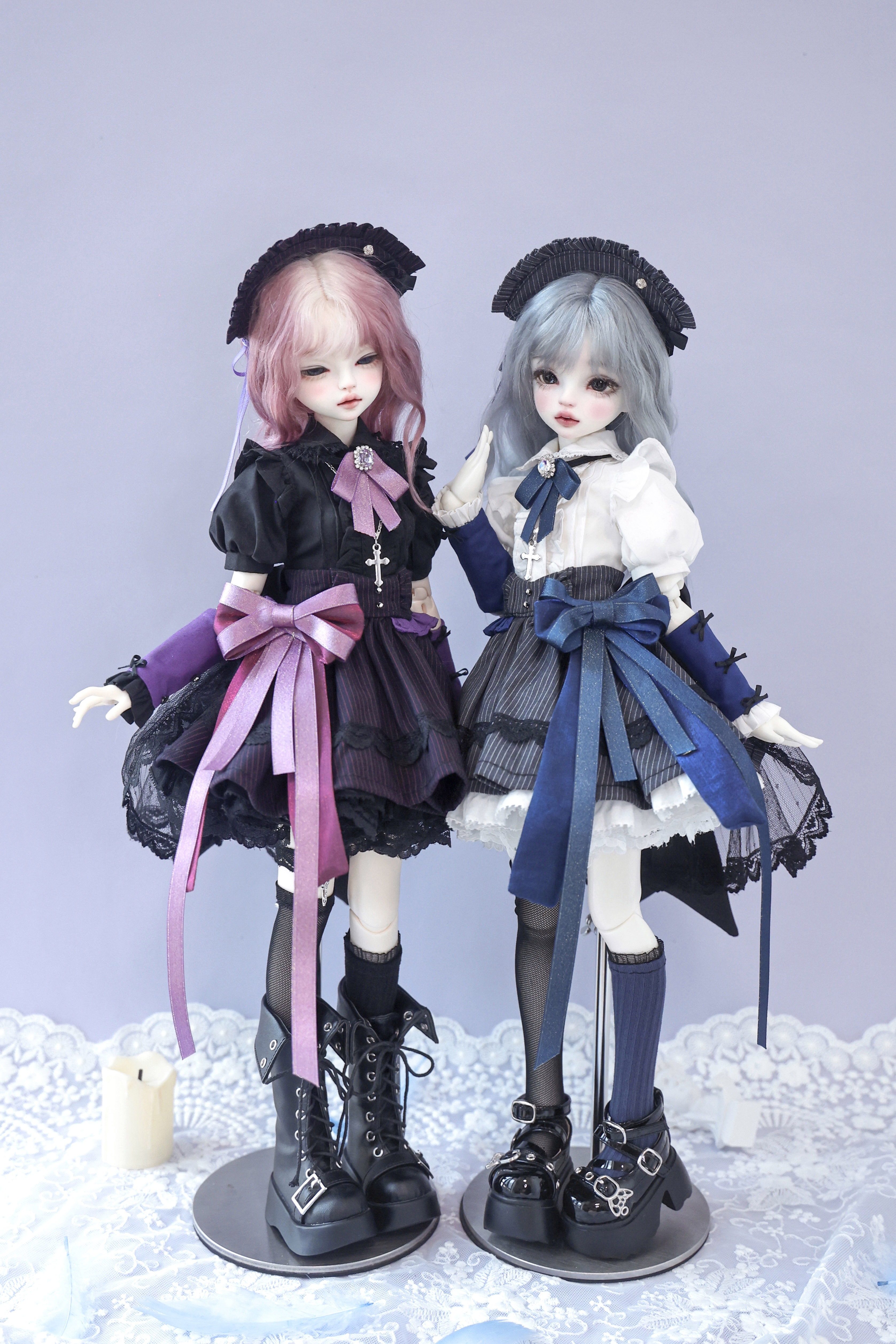 Одежда для кукол BJD 【完售展示】宇宙飞行士「影月奏」娃衣bjd四分