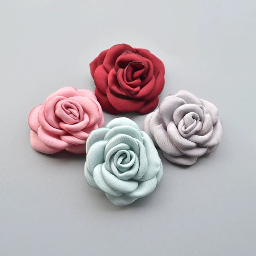 Ткань для полировки, аксессуар для волос ручной работы, аксессуары, заколка для волос, в цветочек