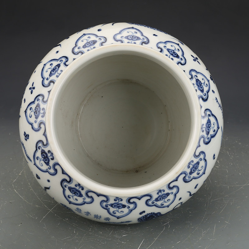 大明永乐青花鱼藻纹盖罐仿古瓷器｜收藏界天花板！一眼万年的古风美学神