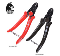 Japan KEIBA imported PU-266 strong shear electrical diagonal pliers labor-saving strong wire cutting pliers