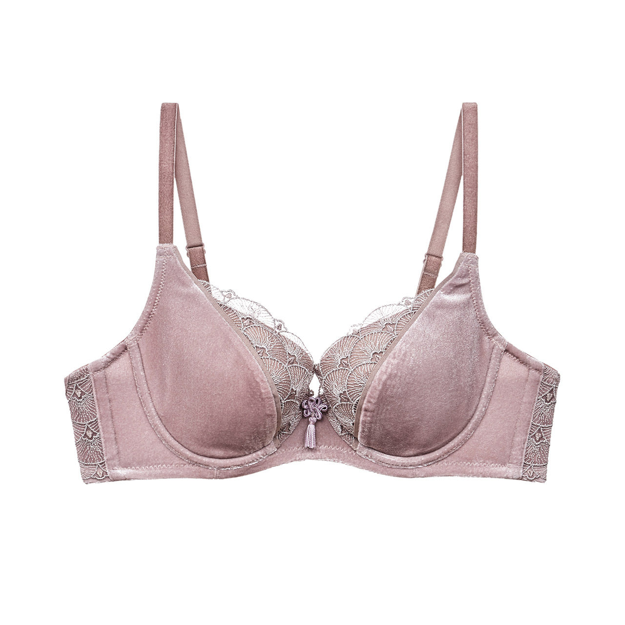Ordifen/odifen lingerie velvet gathered bra OB0320