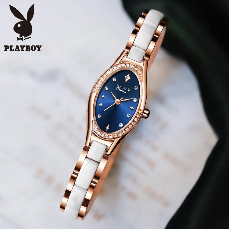 Flowers Playboy Brand Watch Lady Waterproof And Delicate Small Watch Disc Designer Small Crowd Light Lavish Feminine Watch