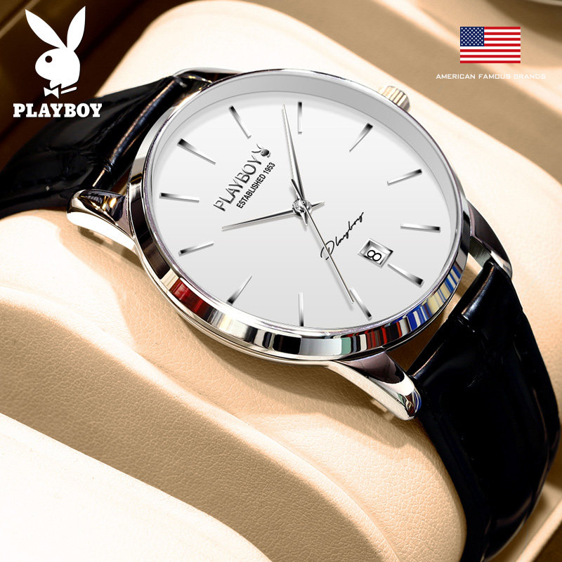 Flowers Playboy designer Watches Men's Fully Automatic Mechanical Watch Business Waterproof Brand Male Watch Slim