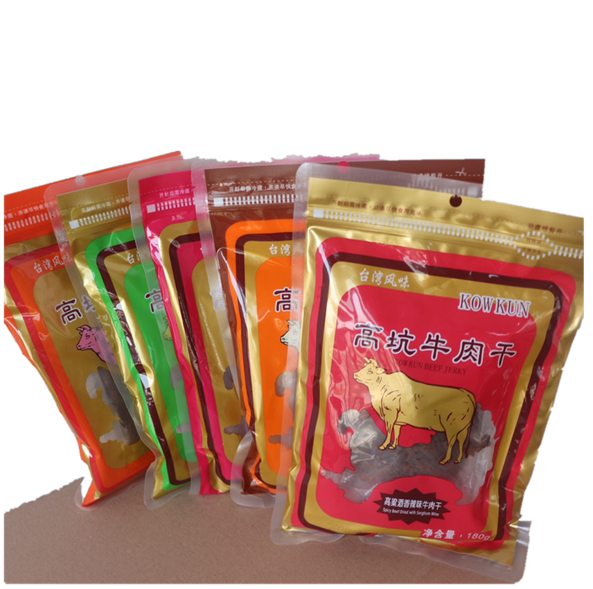 Taiwanese snack specialty Kokeng beef jerky multi-flavor selection