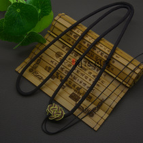 New gold silk beautiful plate Flower buckle sweater chain rope Korean knot fashion pendant lanyard