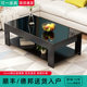 Simple modern style glass coffee table economical and simple