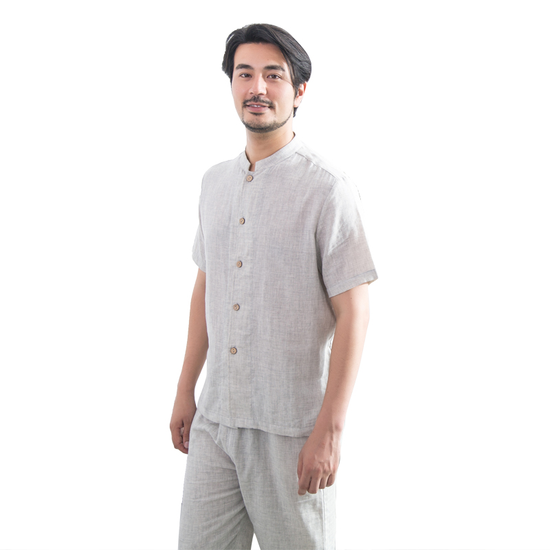 Pyjama mixte en Coton à manche courte - Ref 3005296 Image 4