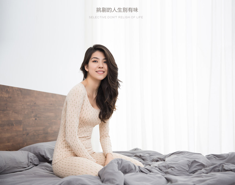 Sous-vêtement chaud jeunesse simple en coton - Ref 750976 Image 6