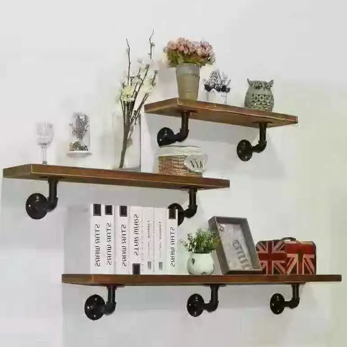 Giá treo tường bằng sắt rèn sơn móng tay bằng nhựa trưng bày tủ mặt nạ mỹ phẩm kệ trên kệ tường