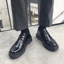 Summer trend Black small leather shoes men 100 hitch business positive dress big code mens shoes Inron work suits casual shoes