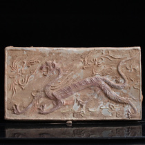 Brick carvings of four mythical beasts antique Han Dynasty antique Han bricks four mythical beasts Chinese craftsmanship feng shui ornaments wall decorations