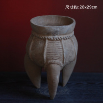 Neolithic stoneware pottery sand-filled pottery pottery pots ornaments old pieces collections antiques and copies