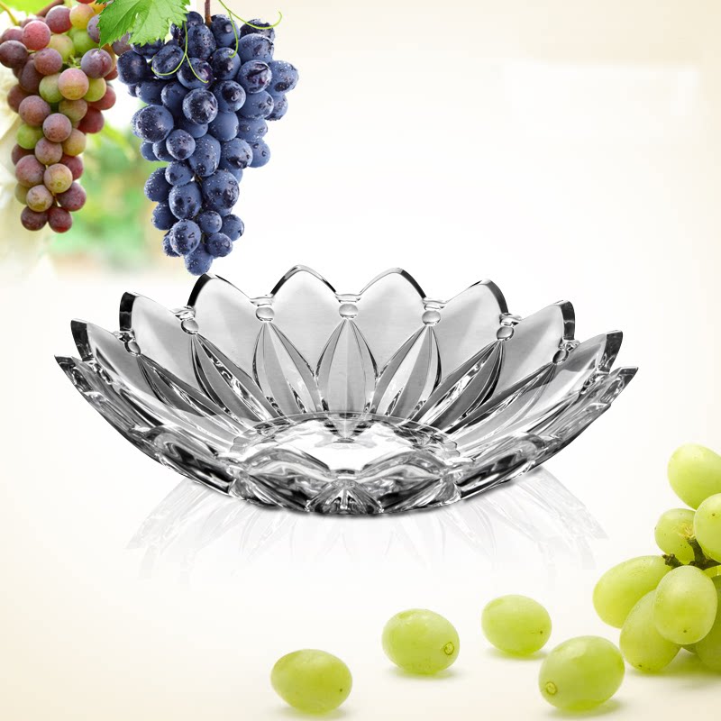 Acrylic Dry Candy Basin Fruit Tray PC Transparent Living Room Creative Eu Style Brief Wedding Celebration Plastic Tray-Taobao
