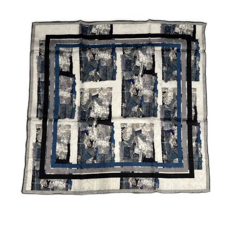 Vintage Artistic Accessories, Pure Cotton and Silk Printed Patterned Scarves, Retro Neck Scarves, Small Square Scarves, Available in Multiple Colors